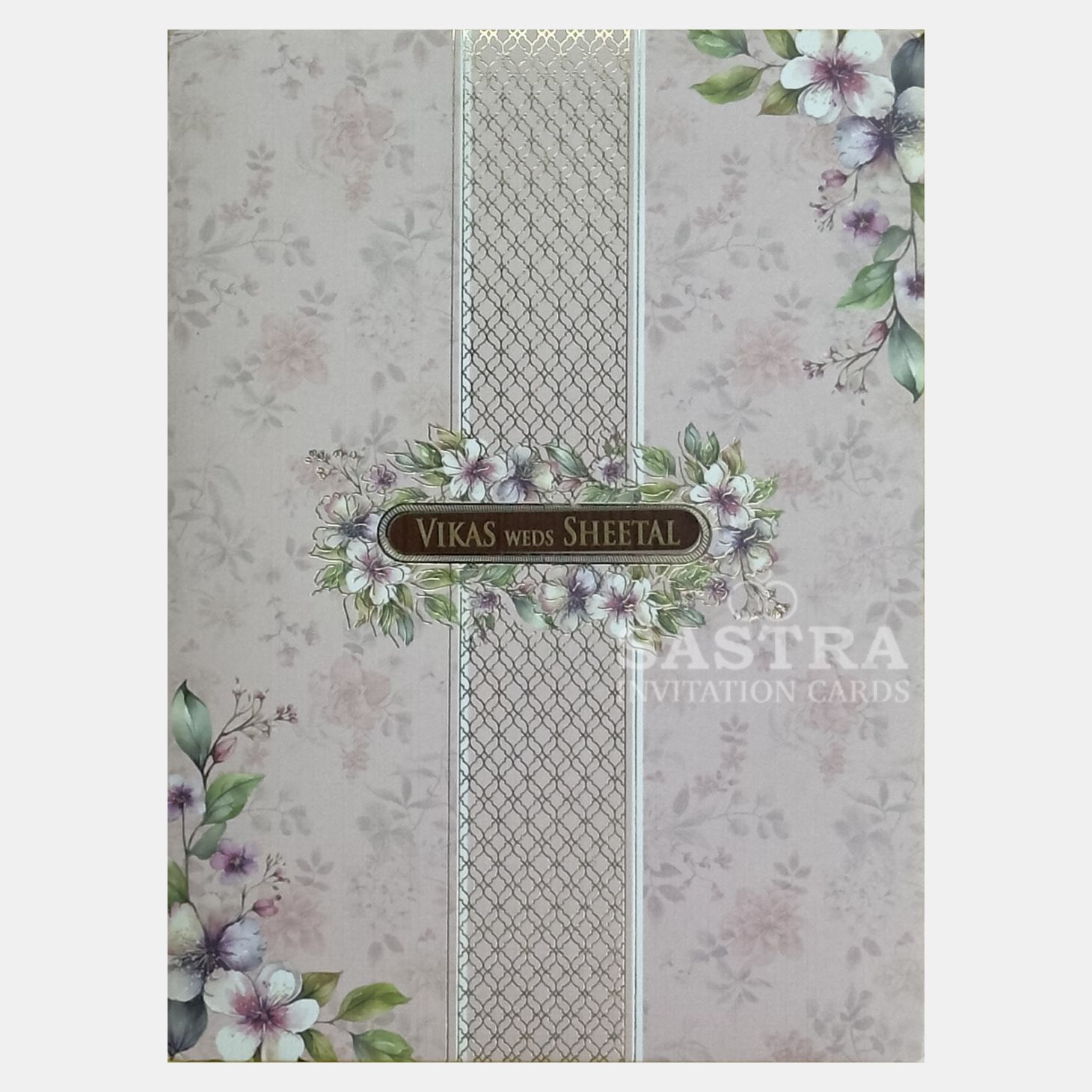 Floral Pastel Wedding Invitation